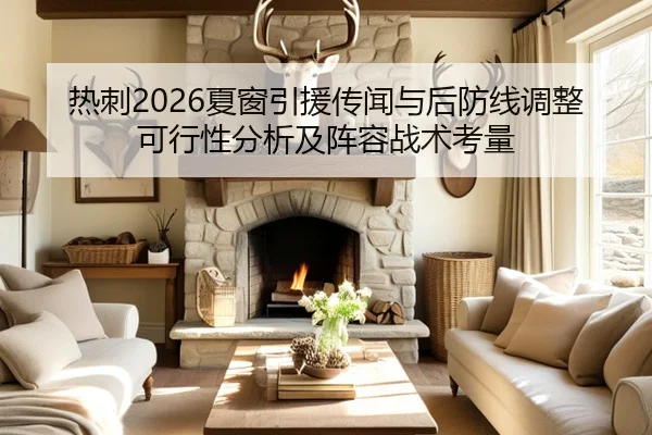 热刺2026夏窗引援传闻与后防线调整可行性分析及阵容战术考量